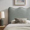 Athena Striped Fabric Upholstered Twin Size Headboard by Modway / MOD-7290