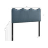 Athena Stain-Resistant Performance Velvet Full Size Headboard by Modway / MOD-7291