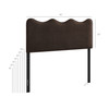 Athena Stain-Resistant Performance Velvet Full Size Headboard by Modway / MOD-7291