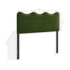 Athena Stain-Resistant Performance Velvet Full Size Headboard by Modway / MOD-7291