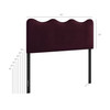 Athena Stain-Resistant Performance Velvet Full Size Headboard by Modway / MOD-7291