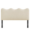 Athena Striped Fabric Upholstered Full Size Headboard by Modway / MOD-7292
