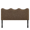 Athena Striped Fabric Upholstered Queen Size Headboard by Modway / MOD-7294