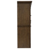 Hartshill 2-door Hutch with Shelves Burnished Oak / CS-881283H