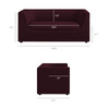 Hilda 67" Curved Back Performance Velvet Loveseat by Modway / EEI-7565