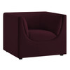 Hilda Curved Back Performance Velvet Armchair by Modway / EEI-7566