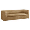 Hilda 86" Curved Back Vegan Leather Sofa by Modway / EEI-7567
