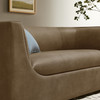 Hilda 67" Curved Back Vegan Leather Loveseat by Modway / EEI-7568