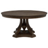 Ridgewell 5-piece Round Pedestal Dining Set Dark Oak / CS-104600-S5
