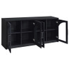 Riva 4-door Dining Sideboard Buffet Storage Credenza Black / CS-103895