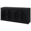 Riva 4-door Dining Sideboard Buffet Storage Credenza Black / CS-103895