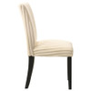 Dermott Upholstered Parson Dining Side Chair Cream (Set of 2) / CS-106512CRM