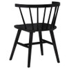 Jeffries Windsor Wood Dining Side Chair Black (Set of 2) / CS-107202BLK