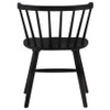 Jeffries Windsor Wood Dining Side Chair Black (Set of 2) / CS-107202BLK