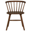 Jeffries Windsor Wood Dining Side Chair Walnut (Set of 2) / CS-107202WAL