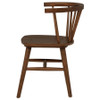 Jeffries Windsor Wood Dining Side Chair Walnut (Set of 2) / CS-107202WAL
