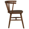 Jeffries Windsor Wood Dining Side Chair Walnut (Set of 2) / CS-107202WAL