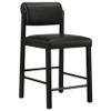 Hamlyn 5-piece Round Wood Counter Height Dining Set Black / CS-193938BLK-S5C