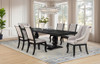 Phelps 7-piece Rectangular Dining Table Set Distressed Noir / CS-121231-S7A