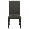 Berning Fabric Upholstered Parson Side Chair Charcoal Grey (Set of 2) / CS-121702CHR