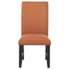 Berning Fabric Upholstered Parson Side Chair Salmon Orange (Set of 2) / CS-121702SLM