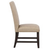 Averill Faux Leather Upholstered Dining Side Chair Tan (Set of 2) / CS-121292TAN