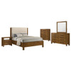 Adderley 5-piece Eastern King Bedroom Set Warm Brown / CS-215851KE-S5