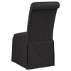 Shawna Upholstered Skirted Side Chair Black (Set of 2) / CS-193912BLK