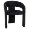 Carlow Upholstered Dining Arm Chair Black (Set of 2) / CS-193813BLK