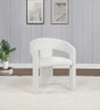 Carlow Upholstered Dining Arm Chair White (Set of 2) / CS-193813WHT