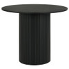 Hamlyn 43-inch Round Wood Counter Height Dining Table Black / CS-193938BLK