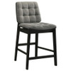 Hamlyn 5-piece Round Wood Counter Height Dining Set Grey and Black / CS-193938BLK-S5E