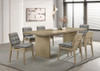 Decker 7-piece 82-inch Rectangular Dining Set Grey and Natural Oak / CS-193951NAT-S7E