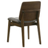 Redbridge Velvet Upholstered Side Chair Grey and Walnut (Set of 2) / CS-193962WAL