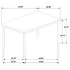 Garza Rectangular 48-inch Dining Table Greige Oak / CS-193981