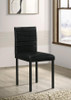 Garza Upholstered Dining Side Chair Black (Set of 4) / CS-193982