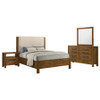 Adderley 4-piece Eastern King Bedroom Set Warm Brown / CS-215851KE-S4