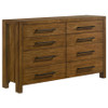 Adderley 8-drawer Bedroom Dresser Cabinet Warm Brown / CS-215853