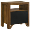 Adderley 2-drawer Nightstand Bedside Table Warm Brown / CS-215852