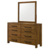 Adderley 8-drawer Bedroom Dresser and Mirror Warm Brown / CS-215853M