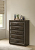 Atlas 5-drawer Bedroom Chest of Drawers Dark Oak / CS-215975