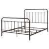 Livingston Metal Queen Open Frame Bed Dark Bronze / CS-300399Q