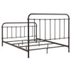 Livingston Metal Queen Open Frame Bed Dark Bronze / CS-300399Q