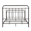 Livingston Metal Queen Open Frame Bed Dark Bronze / CS-300399Q
