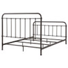 Livingston Metal Queen Open Frame Bed Dark Bronze / CS-300399Q