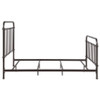 Livingston Metal Queen Open Frame Bed Dark Bronze / CS-300399Q