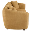 Aleisha Chenille Upholstered Sofa Mustard Yellow / CS-503061