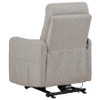 Dayes Upholstered Power Lift Recliner Chair Taupe / CS-600131P