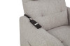 Dayes Upholstered Power Lift Recliner Chair Taupe / CS-600131P