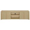 Laurelton 78-inch 4-door TV Stand Media Console Light Oak / CS-701653